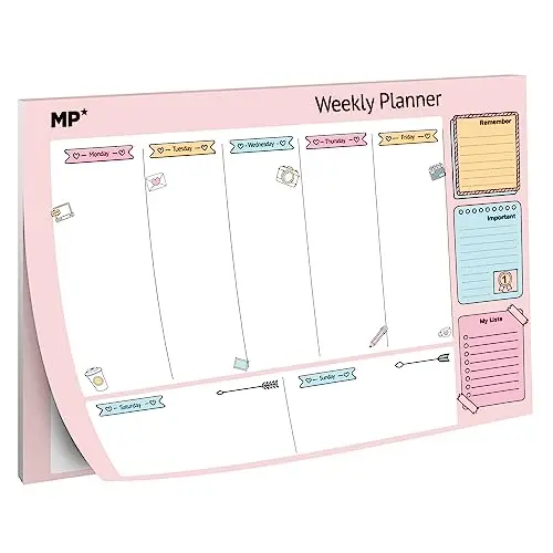 Planificador Semanal, Agenda de Organización para el Trabajo diario, tareas de estudio y tareas de casa | A4 PREMIUM - Imagen 6