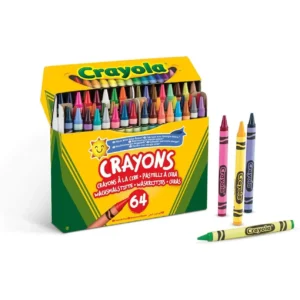 Crayola caja Ceras pack 64 colores Crayola