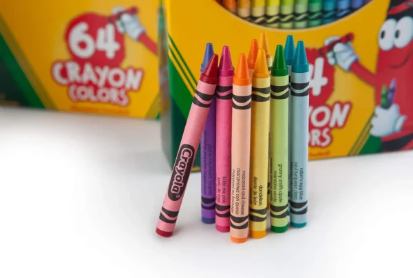 Crayola caja Ceras pack 64 colores Crayola