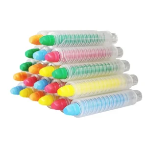 Tizas Disolubles en Agua 20 Piezas de colores brillantes Para Niños Con Carcasa Protectora De Plástico para facil manipulación