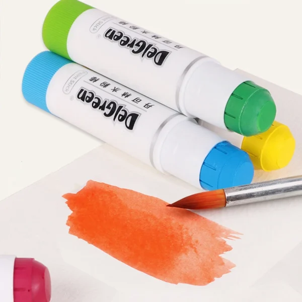 Palitos pastele crayones de pintura Gouache sólidos y suaves de grado artístico DELGREEN básico / no tóxicos