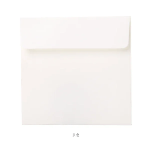 Sobre de estilo Vintage de papel Kraft, sobres de papelería, 10 piezas, 10x10cm