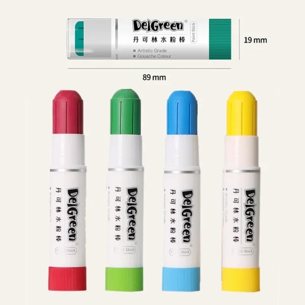 Palitos pastele crayones de pintura Gouache sólidos y suaves de grado artístico DELGREEN básico / no tóxicos