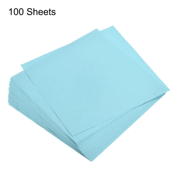 100 hojas de papel de Origami cortadas en cuadrados de 15x15cm