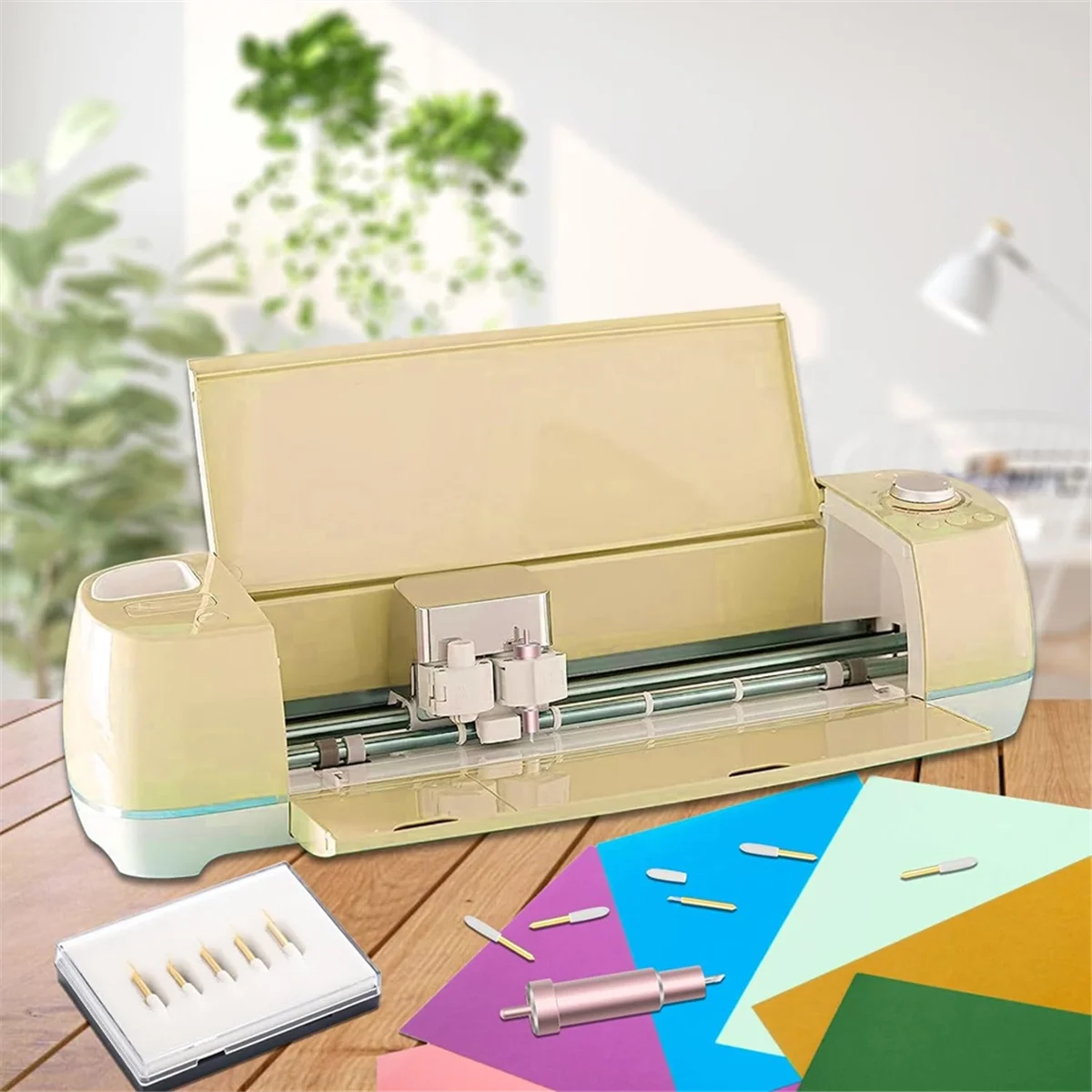 Hoja de punto fino Premium con carcasa, para Cricut Maker, Maker 3 con carcasa para película de corte, vinilo, pegatina, 11 unidades - Imagen 6