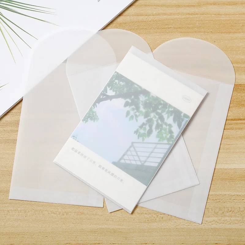 Sobres translúcidos para tarjetas, para regalos, papelería creativa, joyas artesanales e invitaciones - Imagen 6