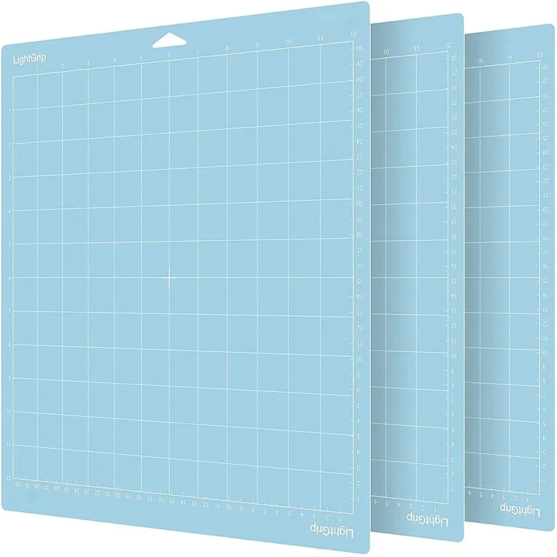 Tapete de corte de placa Base para máquina de grabado, 3 uds., 12x12 pulgadas, para Cricut /Cameo 4, alfombrillas de corte adhesivas de PVC ecológico con rejilla antideslizante - Imagen 7