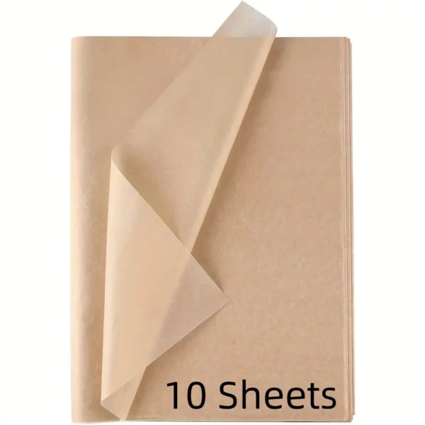 Papel tisú / Seda marrón para embalajes, envoltorios y productos artesanales