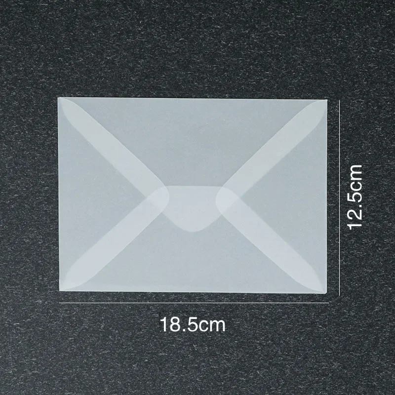 Sobre translúcido para tarjetas de invitaciones, cajas de regalo y postales - Imagen 20