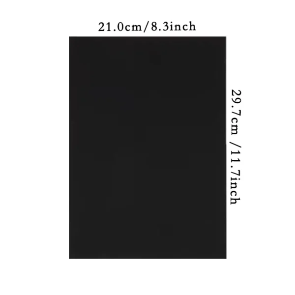 50 Uds A4 120g cartón hecho a mano papel de tarjeta blanco/negro/marrón papel Kraft para manualidades de acuarela DIY paquete de inyección de tinta y impresora láser