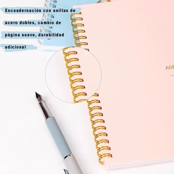 Agenda español/inglés Bullet diario y semanal A5 agenda organizadora