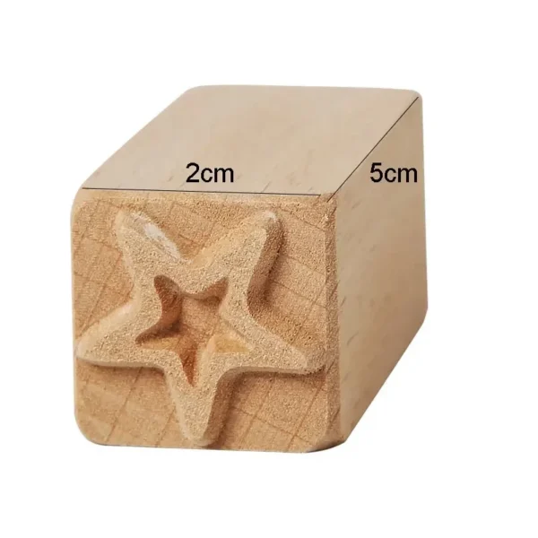 Sellos de madera tallados a mano, herramientas de arcilla DIY, bloques de impresión de madera, relieve cuadrado, flor de hoja, manualidades DIY