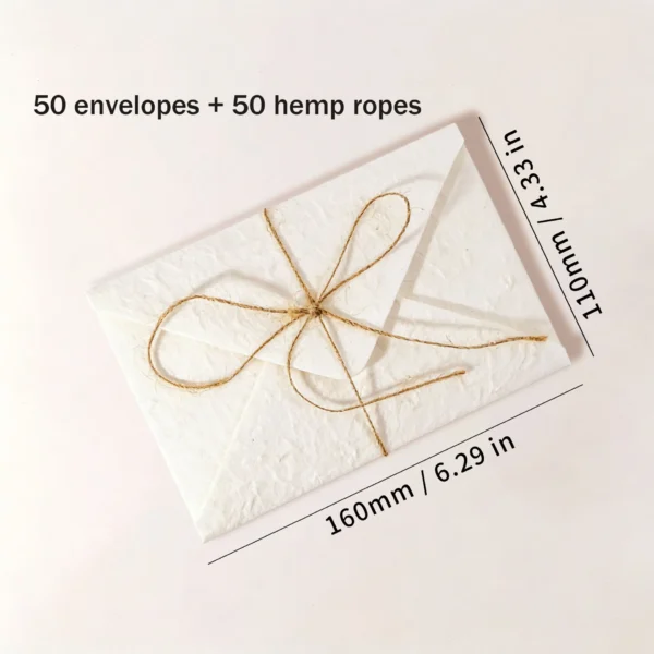 Sobres de Papel Texturizado con Relieve de Lino, 16x11cm, Sobres de cartón fino reciclado de Alta Calidad para Invitaciones de Boda y Papelería creativa, tarjetería artesana y comunicados especiales