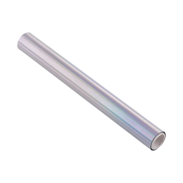 Rollos de láminas activadas por calor para manualidades, 19,3 cm x 5m, transferencia de calor holográfica, manualidades DIY, papel de transferencia de calor holográfico