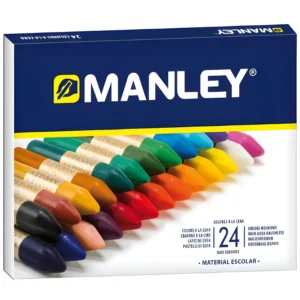 Estuche de 24 ceras blandas colores surtidos