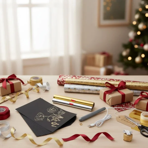 Lápiz de estampado en caliente USB, herramienta aplicadora de foil para manualidades, scrapbooking, trabajo en cuero y creación de tarjetas DIY