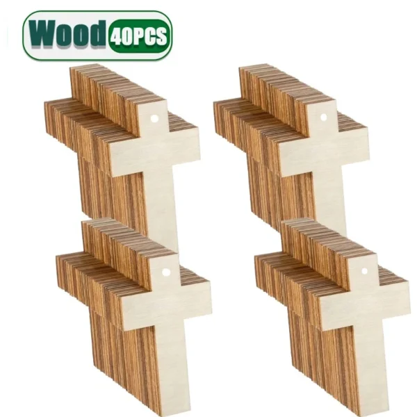 Cruces de madera artesanales hechas a mano naturales sin pintar para crear regalos significativos personalizados y recuerdos de celebraciones religiosas