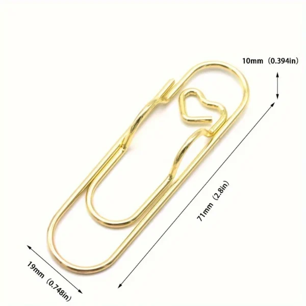 4 bolígrafo multifuncional con clip para colgar, clip de papel de amor, botón de bolígrafo, accesorios para cuaderno, clip para bolígrafo de asiento fijo