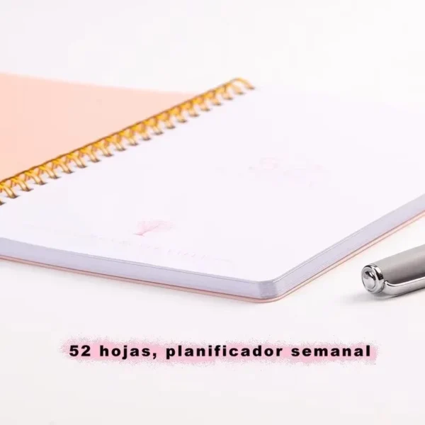 Agenda español/inglés Bullet diario y semanal A5 agenda organizadora