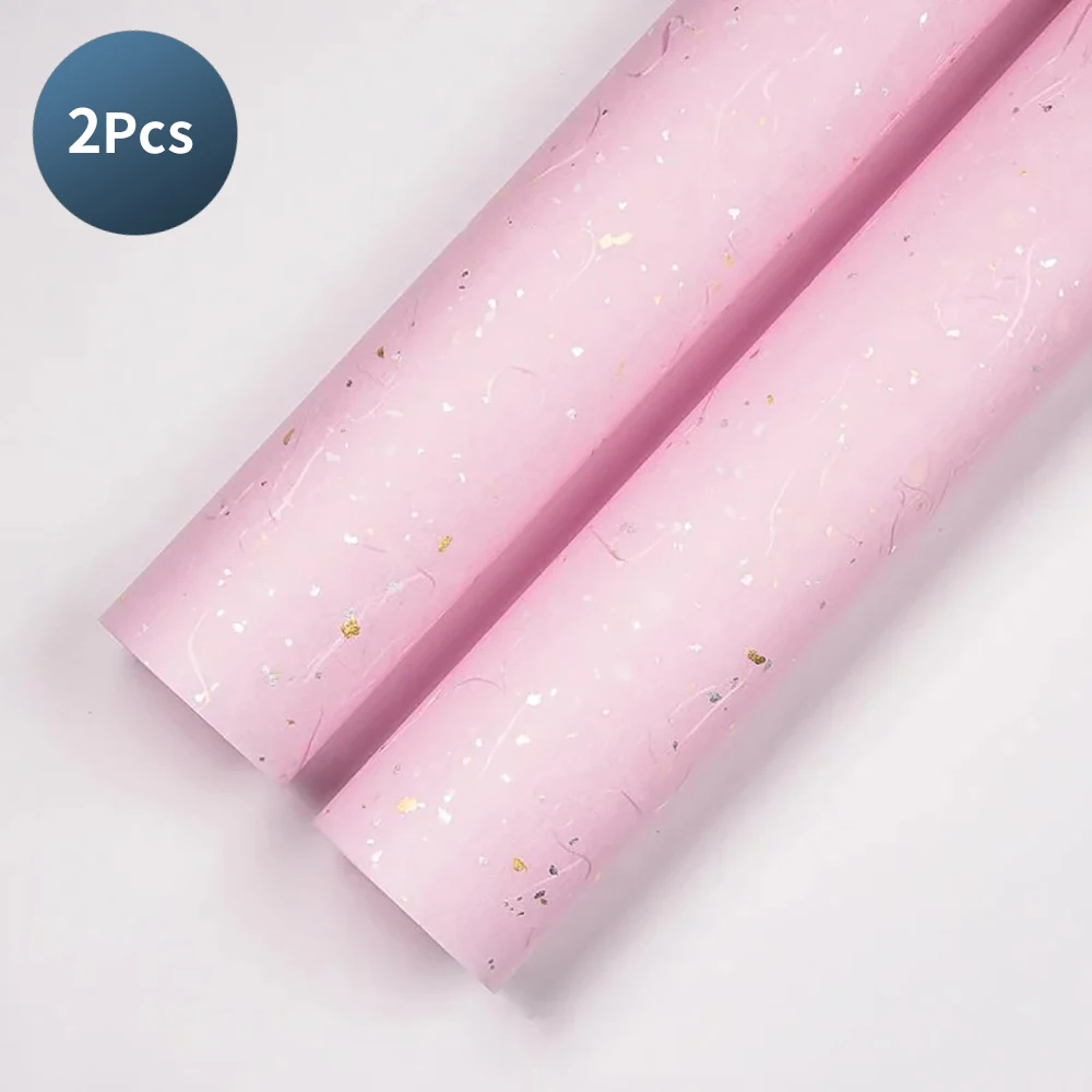 Papel de regalo de 1 metro x 2 hojas en paquete de 6 colores, oro/plata brillante - Imagen 7