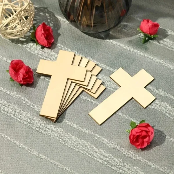 Cruces de madera artesanales hechas a mano naturales sin pintar para crear regalos significativos personalizados y recuerdos de celebraciones religiosas