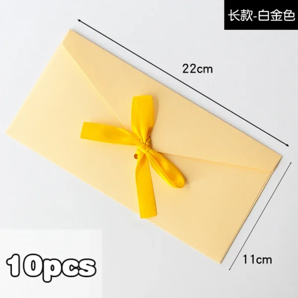 Sobre de papel nacarado de colores Retro europeo para invitaciones y tarjetas artesanales DIY