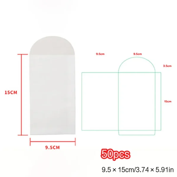 Sobres translúcidos para tarjetas, para regalos, papelería creativa, joyas artesanales e invitaciones