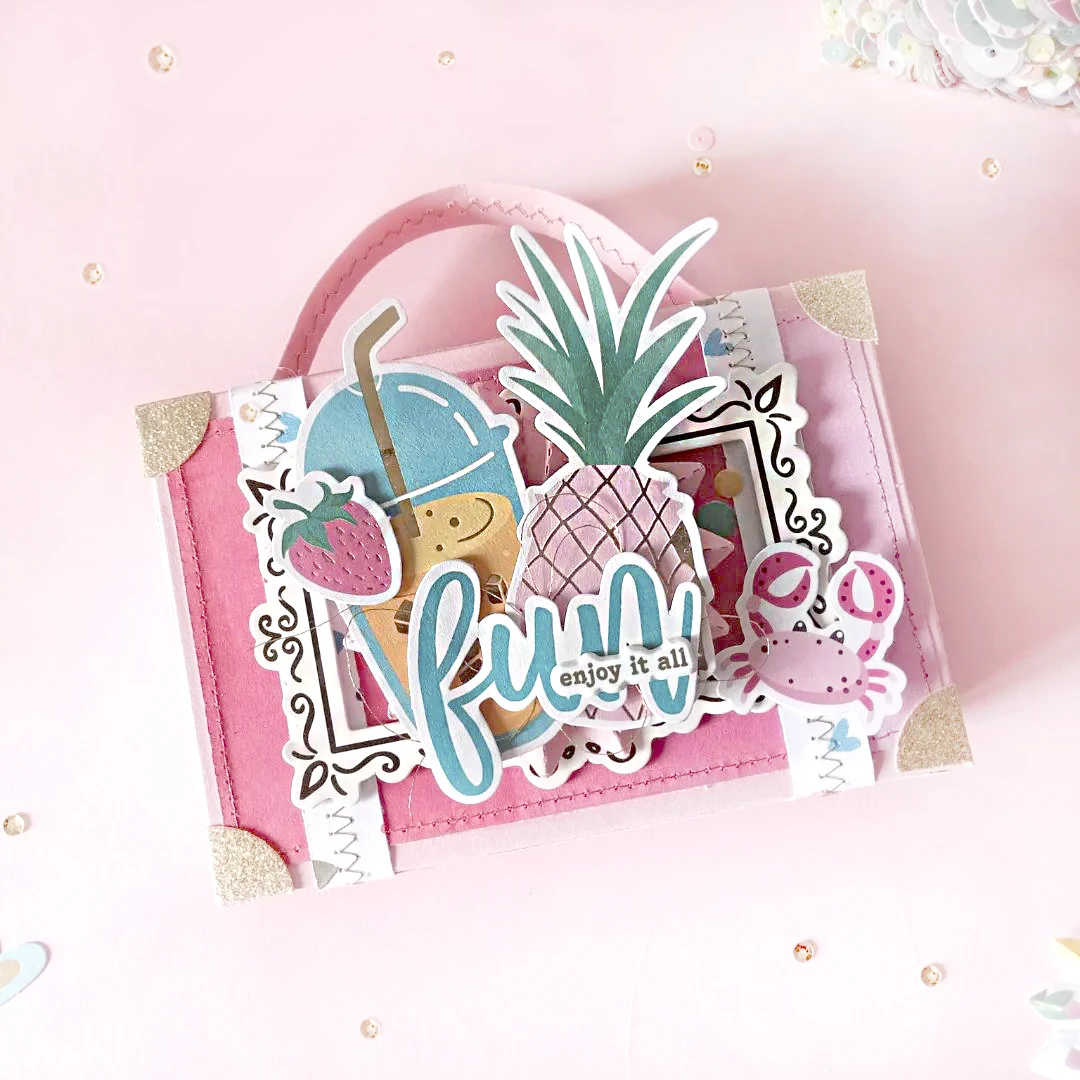 Figuras de papel impresas para manualidades DIY, para álbum de scrapbooking o recortes, fabricación de tarjetas, formas creativas para diseños originales y papeleria creativa - Imagen 2
