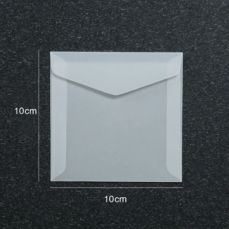 Sobre translúcido para tarjetas de invitaciones, cajas de regalo y postales - Imagen 12
