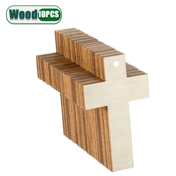 Cruces de madera artesanales hechas a mano naturales sin pintar para crear regalos significativos personalizados y recuerdos de celebraciones religiosas