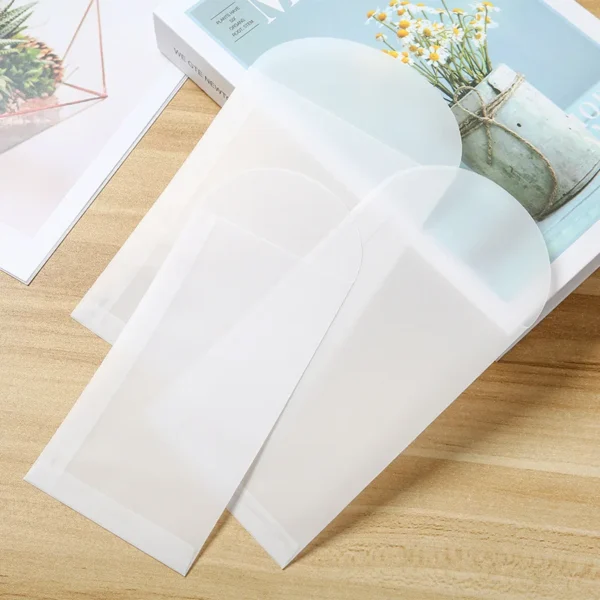 Sobres translúcidos para tarjetas, para regalos, papelería creativa, joyas artesanales e invitaciones