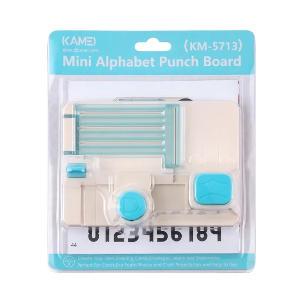 Mini tablero perforador del alfabeto, máquina de estampado de letras DIY para manualidades, para tarjetas de felicitación hechas a mano, tarjetas artesanales, papeleria creativa, álbum de recortes de scrapbooking, decoraciones DIY