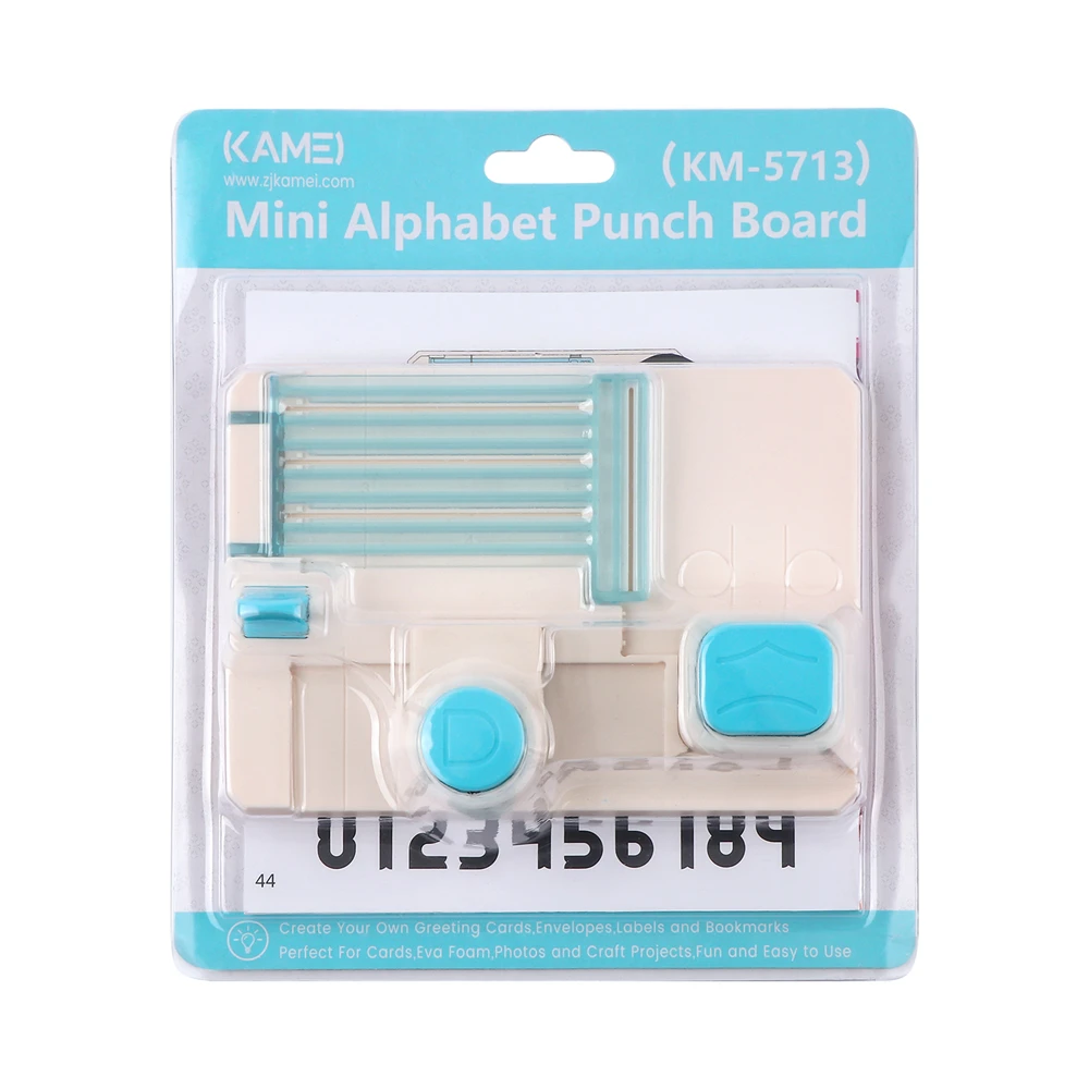 Mini tablero perforador del alfabeto, máquina de estampado de letras DIY para manualidades, para tarjetas de felicitación hechas a mano, tarjetas artesanales, papeleria creativa, álbum de recortes de scrapbooking, decoraciones DIY - Imagen 3