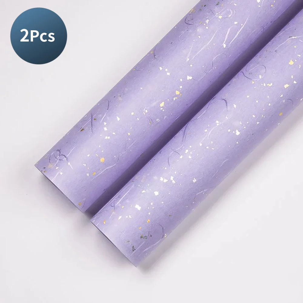 Papel de regalo de 1 metro x 2 hojas en paquete de 6 colores, oro/plata brillante - Imagen 8