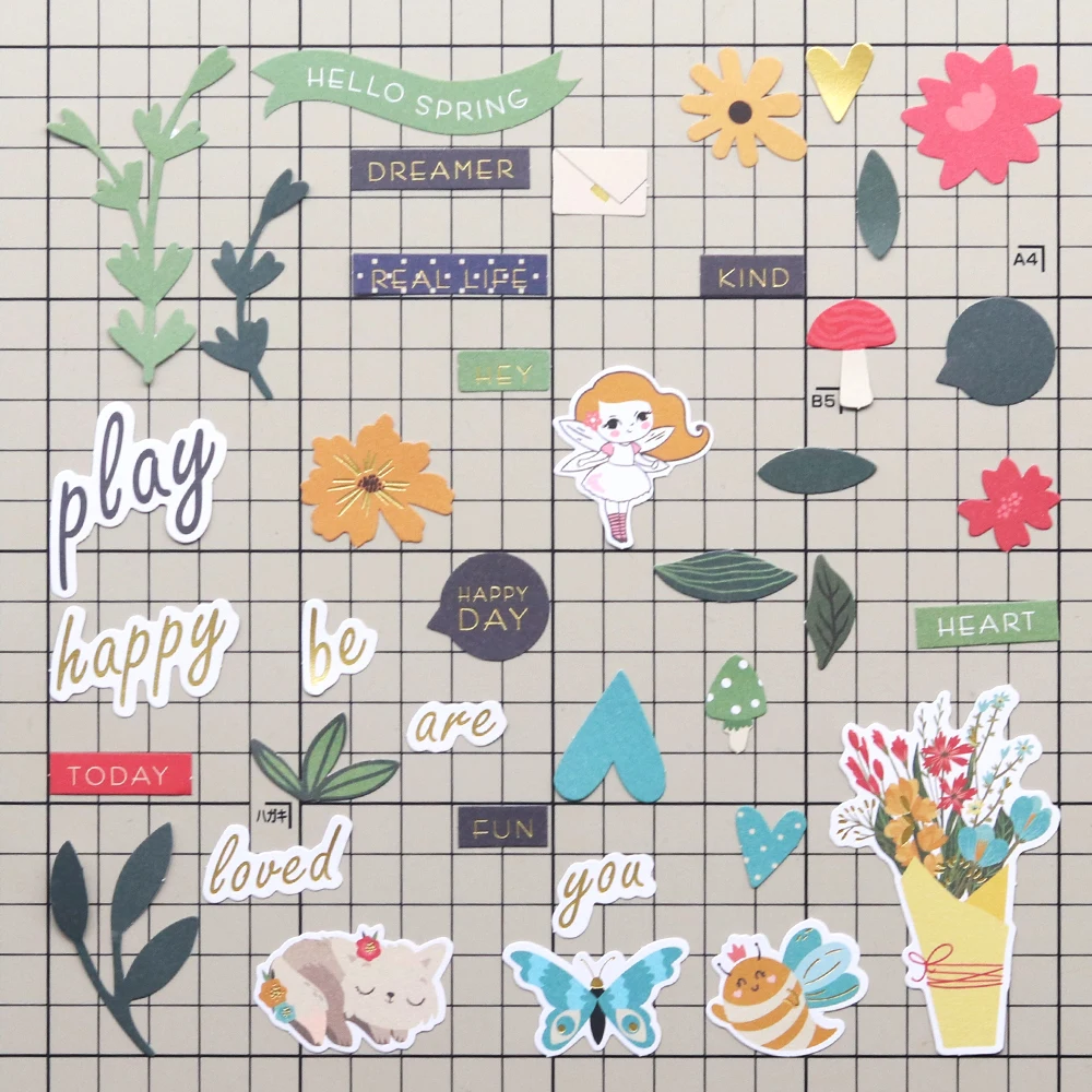 Formas troqueladas de papel para Scrapbooking. para creación de tarjetas, decoración de álbumes y papelería creativa - Imagen 5