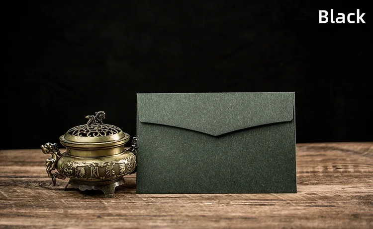 Sobres engrosados, tarjetas de invitación con diseño occidental, sobres grandes con forro de Color - Imagen 10