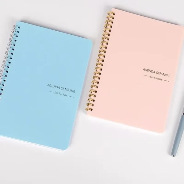 Agenda español/inglés Bullet diario y semanal A5 agenda organizadora