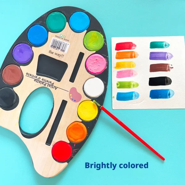 Juego de pintura Gouache, pigmento de pintura lavable para niños, juego de pigmento Gouache de Graffiti portátil de 15 colores