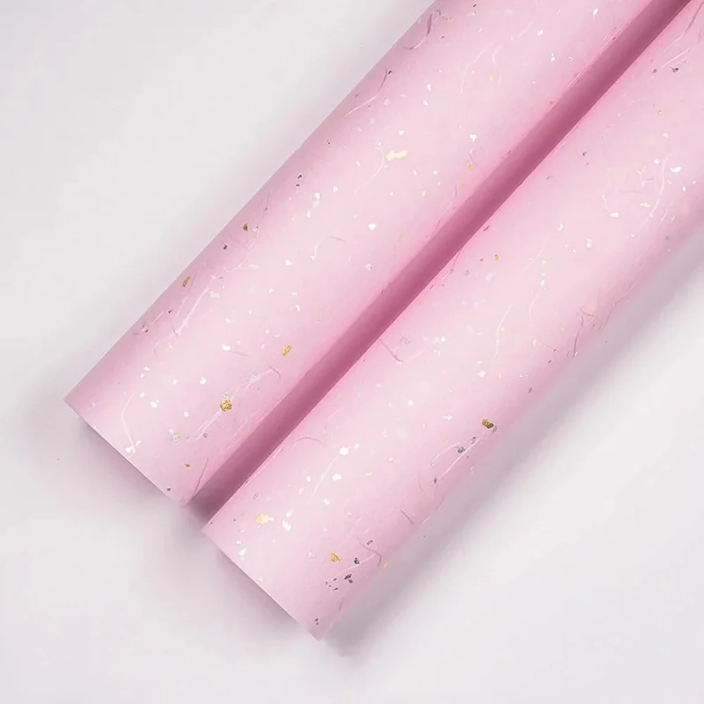 Papel de regalo de 1 metro x 2 hojas en paquete de 6 colores, oro/plata brillante - Imagen 4