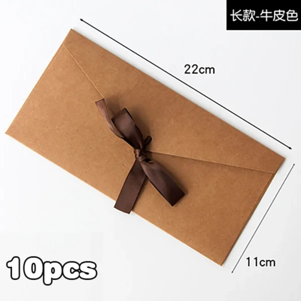 Sobre de papel nacarado de colores Retro europeo para invitaciones y tarjetas artesanales DIY