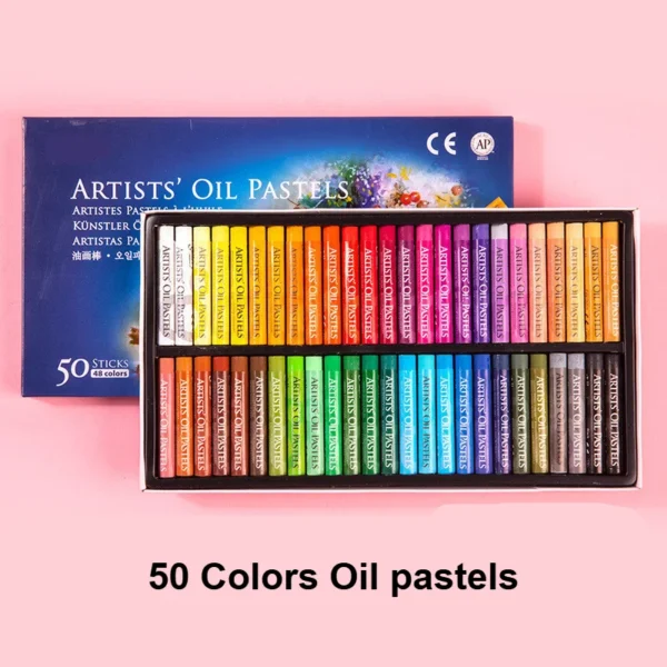 Juego de pasteles al óleo suaves, crayones de arte para pintura profesional, dibujo y graffiti, lavables, no tóxicos, para regalo, escuela de arte