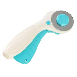 Cortador rotativo redondo pequeño, cortadora de papel ergonómica de 45mm para suministros de artesanía de tela, manualidades, fabricación de tarjetas de costura