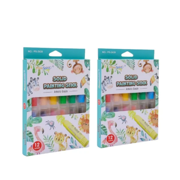 Palos de pintura Color sólido palo de pintura palos de pintura lavables dibujo Graffiti arte para niños y estudiantes