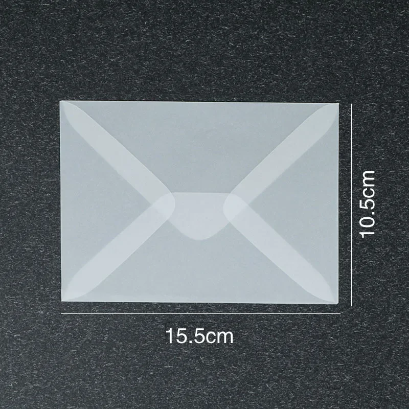 Sobre translúcido para tarjetas de invitaciones, cajas de regalo y postales - Imagen 23