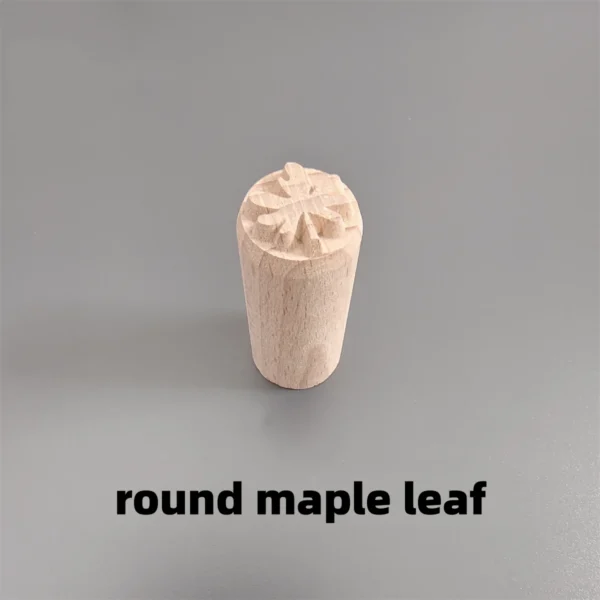 9 patrones de sellos de madera DIY, juego de sellos de arcilla de madera, herramienta casera, 1 ud.