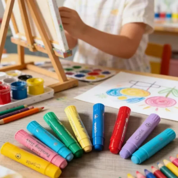 Palos de pintura Color sólido palo de pintura palos de pintura lavables dibujo Graffiti arte para niños y estudiantes