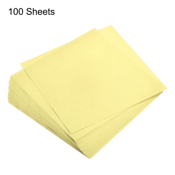 100 hojas de papel de Origami cortadas en cuadrados de 15x15cm