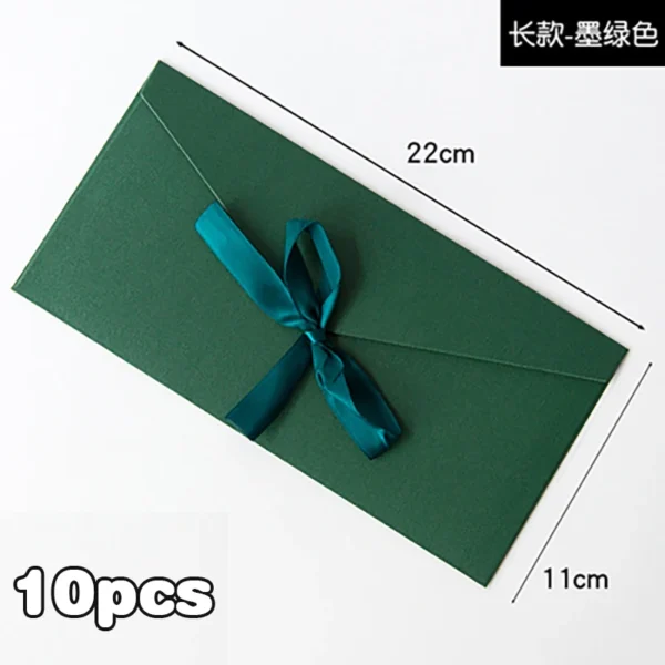 Sobre de papel nacarado de colores Retro europeo para invitaciones y tarjetas artesanales DIY