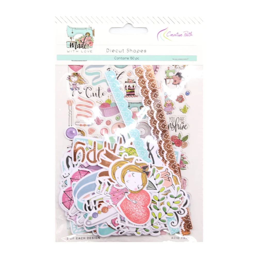 Formas troqueladas de papel para Scrapbooking. para creación de tarjetas, decoración de álbumes y papelería creativa - Imagen 12