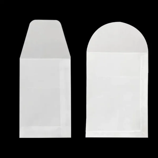 Sobres de papel de ácido sulfúrico translúcido, para tarjetas postales, tarjetas de regalos DIY y sobres para invitaciones